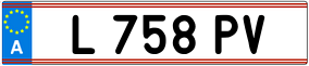 Truck License Plate